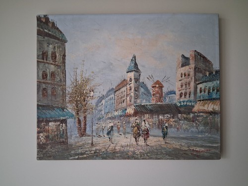 Peinture huile sur toile - l'huile,