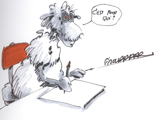 Dédicaces sur livre de - sur, d'or