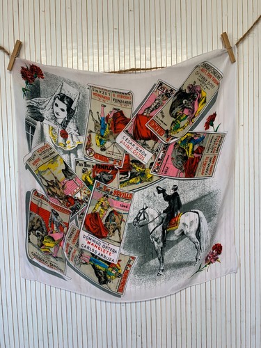 Foulard carré vintage décor - carré,