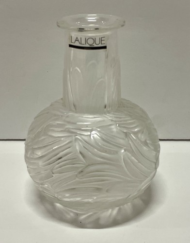 Lalique crystal plumes bud - crystal,