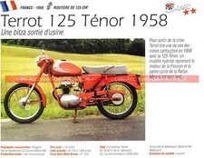 TERROT 125 Ténor 1958 Fiche