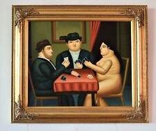 PEINTURE COPIE « POKER » DE