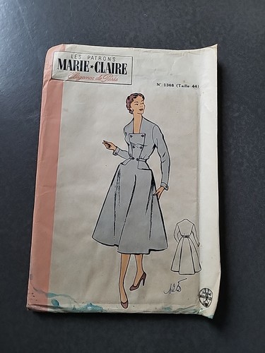 Ancien patron robe vintage - patron,