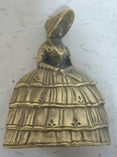 ANTIQUE 19TH CENTURY BRONZE WOMAN BELL / BELL / BELL 