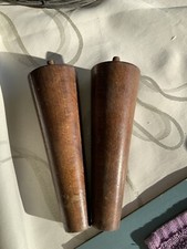 LOT DE 2 PIEDS VINTAGE EN BOIS