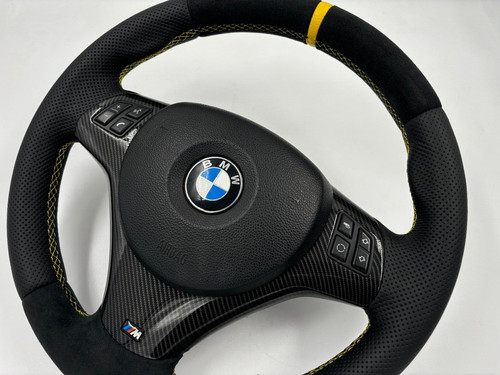Volant jaune carbone - volant,