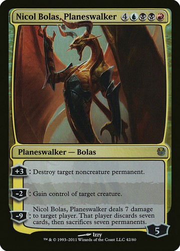 Mtg nicol bolas planeswalker - nicol,