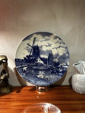 Grand plat décoratif Delft