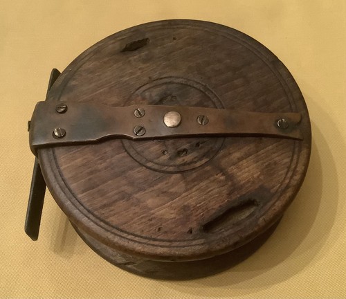 Moulinet ancien bois - moulinet,