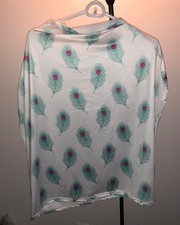 Nursing Scarf Cover Up Apron for Breastfeeding & Baby Car Seat in Feather