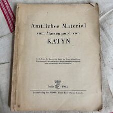 KATYN LIVRE OFFICIEL 1943  LE