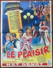 Affiche belge LE PLAISIR Max