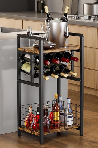 Tier wine rack - 3-tier, freestanding