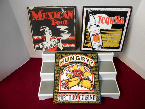 Tin metal signs rustic mexican - signs,