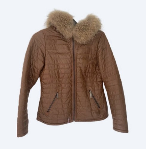 Veste doudoune femme - , cuir