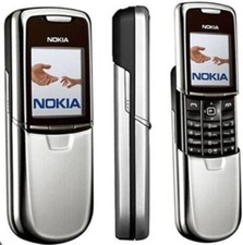 MINT COND Nokia 8800 Silver(Unlocked) Classic Bluetooth Mobile Cell Phone UK