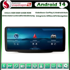 12,3" 8-Core Android 14 128GO GPS CarPlay Autoradio DAB+ Mercedes Classe B W246