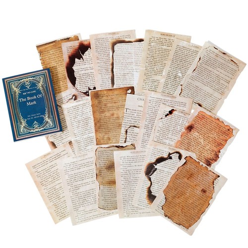Retro trace book page - trace,