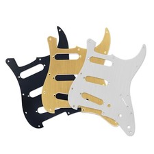 STRATOCASTER Brossé Aluminium Pickguard Scratchplate STRAT Pour FENDER USA Mex