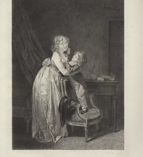 Jeune mere boilly - boilly, gravé
