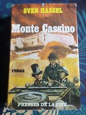 Roman "Monte Cassino", de Sven Hassel, éds Presses de la cité 1970