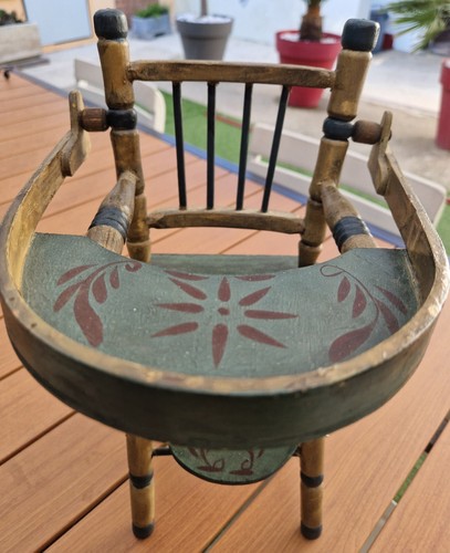 Chaise haute bois - haute, en
