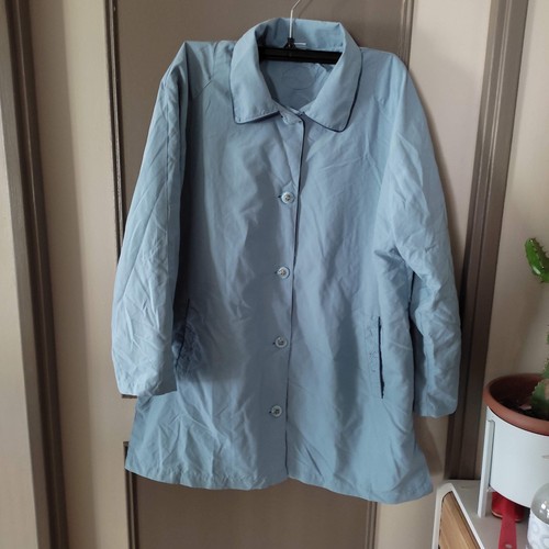 Parka fin femme bleu - fin,
