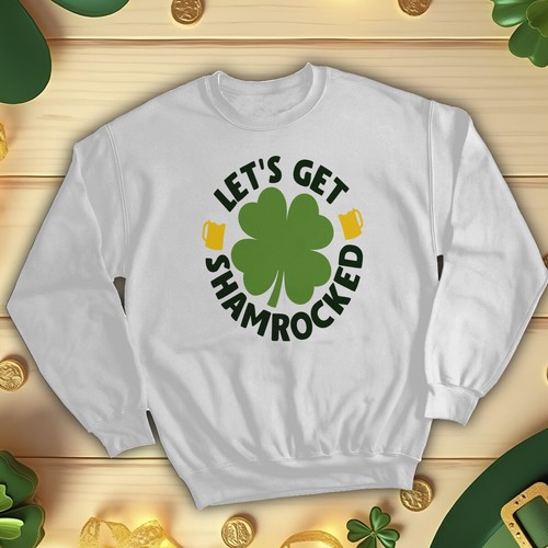 Pull sweat shirt shamrocked - sweat-shirt,