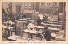 CPA 60 CEMPUIS / INSTITUTION DEP.G.PREVOST / CARPENTRY WORKSHOP / EBENISTERIE