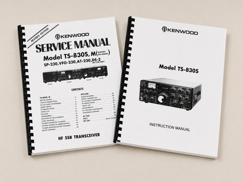 Kenwood 830s service - ts-830s,