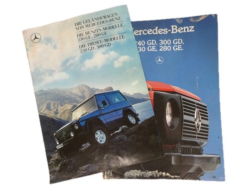 Brochure mercedes model - brochure, g-model