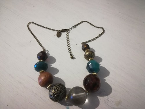 Collier fantaisie perles - fantaisie,