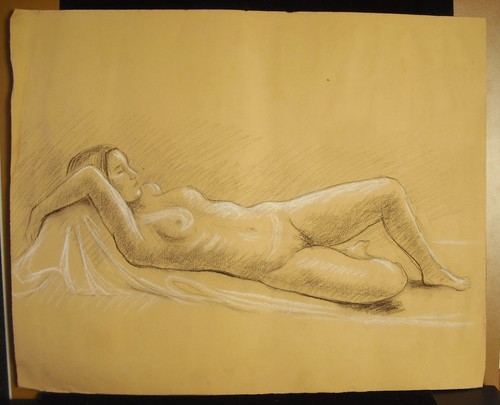 Dessin anonyme jeune - dessin,