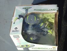WowWee Gray Roboquad Robo Quad Robot & Remote Control in Box Powers up for Parts