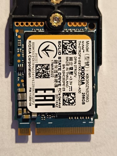 Ssd kioxia bg5 256go nvme - kioxia,