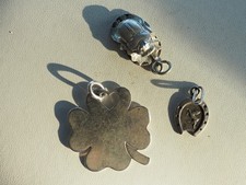 LOT 3 PENDENTIFS VINTAGE PORTE