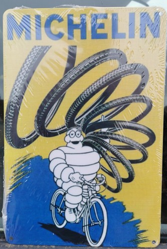 Plaque publicitaire michelin - publicitaire,