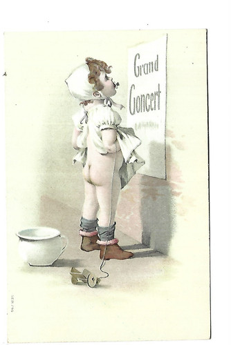 Illustration 1900 gaufree bebe - illustration,