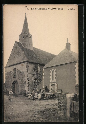 Cpa chapelle vicomtesse - la, chapelle-vicomtesse
