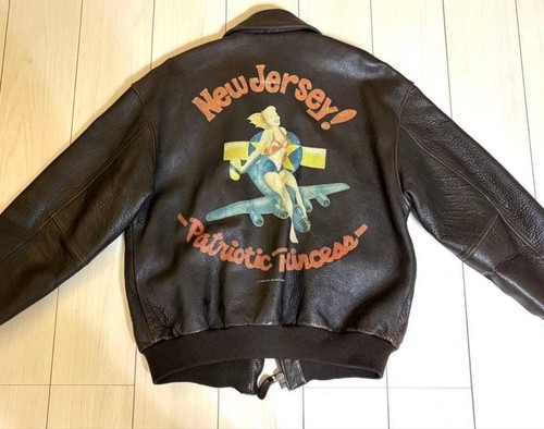 Avirex veste bombardier cuir - veste,