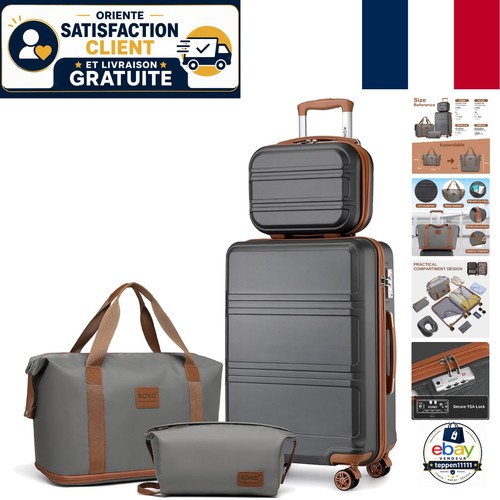 Valises rigides kono set 4 - valises,