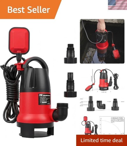 Sump pump 1hp 3700gph - sump, pump,