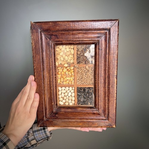 Vintage armoire murale bois - murale,