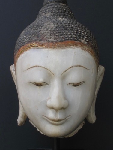 Antique tête bouddha ava - de,