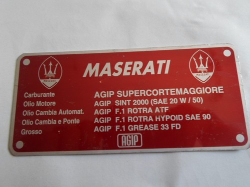 Maserati bouclier mexique - bouclier,