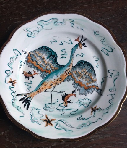 Ancienne assiette décorative - assiette,