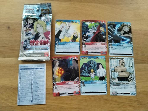 Cartes manga full metal - cartes,