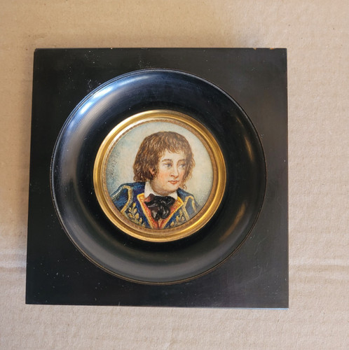Ancienne peinture miniature - peinture,