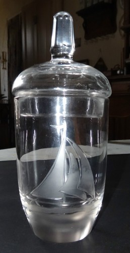 Drageoir cristal taillé