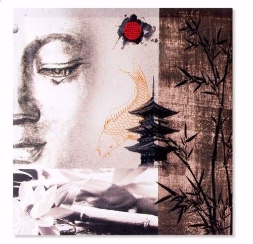 Cadre toile tableau - , zen
